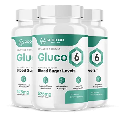 Gluco6 three bottle package