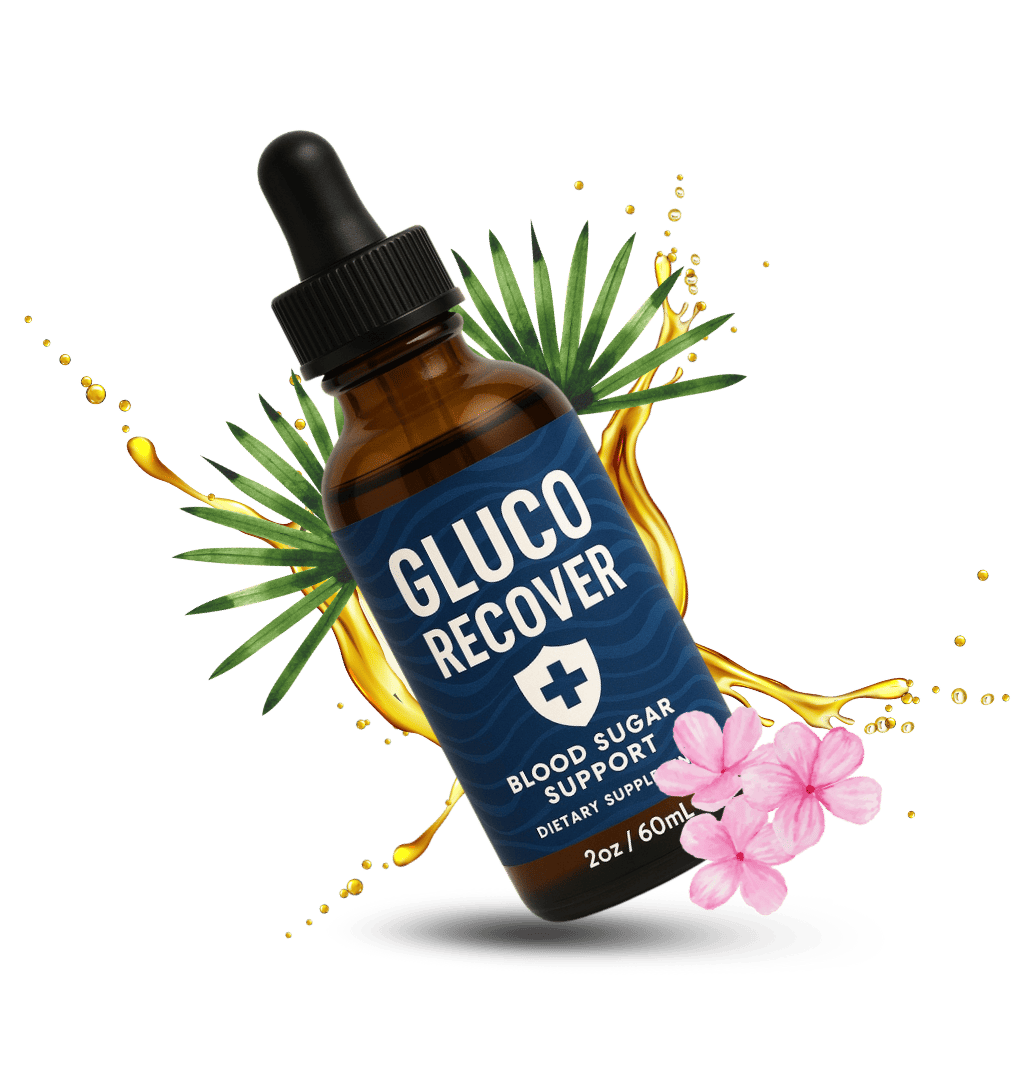 Gluco Recover ingredients and product image